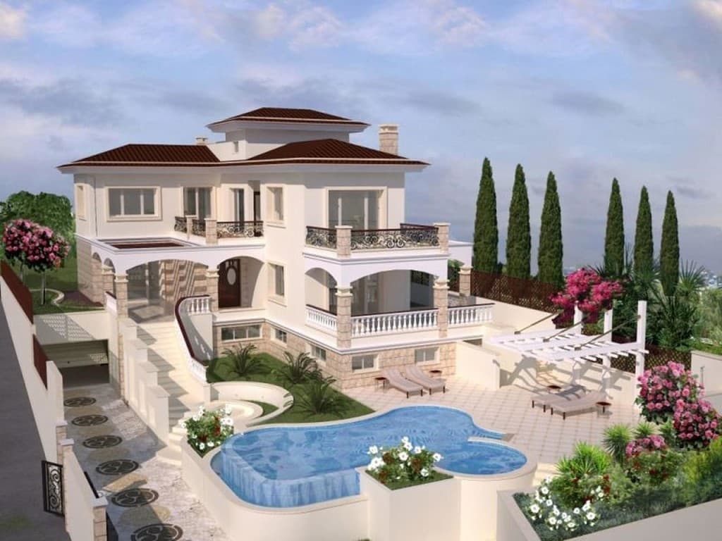 Дом с бассейном на Северном Кипре